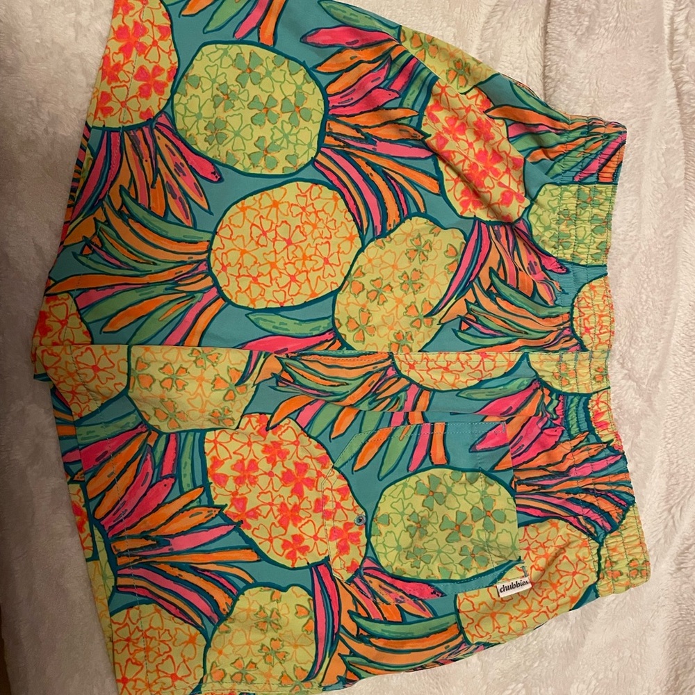 Chubbies size large stretch swim trunk